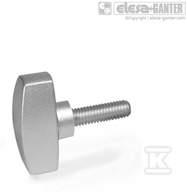 Śruba motylkowa GN 433-NI-34-M6-30-MT Z040380 - obrazek 1