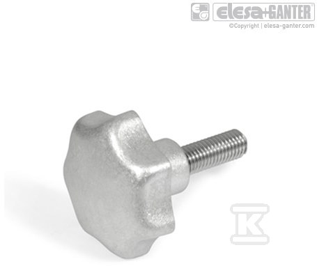 Pokrętło żeliwne GN 6336.4-SG-80-M16-70 Z016847 - obrazek 1