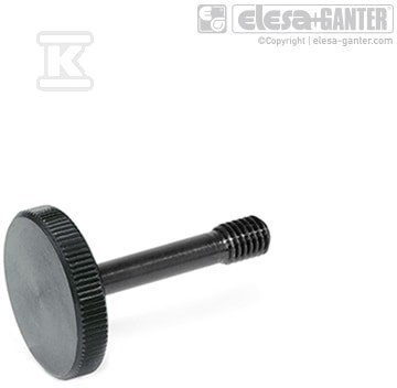 Śruba radełkowana GN 653.2-M4-17-ST Z067545 - obrazek 1