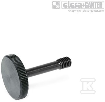 Śruba radełkowana GN 653.2-M6-24-ST Z061637 - obrazek 1