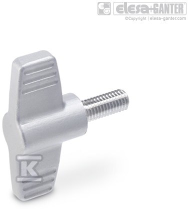 Śruba motylkowa GN 835-58-M10-25-MT Z037597 - obrazek 1
