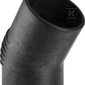 Kolano PE Silent-db20 HT 56/30 krótkie sanitarne, do kanalizacji wewnętrznej niskoszumowej, kolor czarny 305.300.14.1