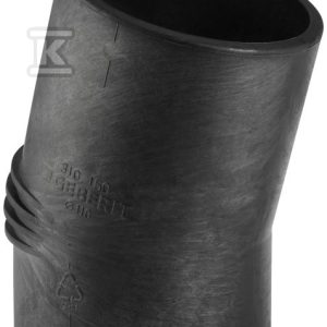 Kolano PE Silent-db20 HT 63/15 krótkie sanitarne, do kanalizacji wewnętrznej niskoszumowej, kolor czarny 306.150.14.1