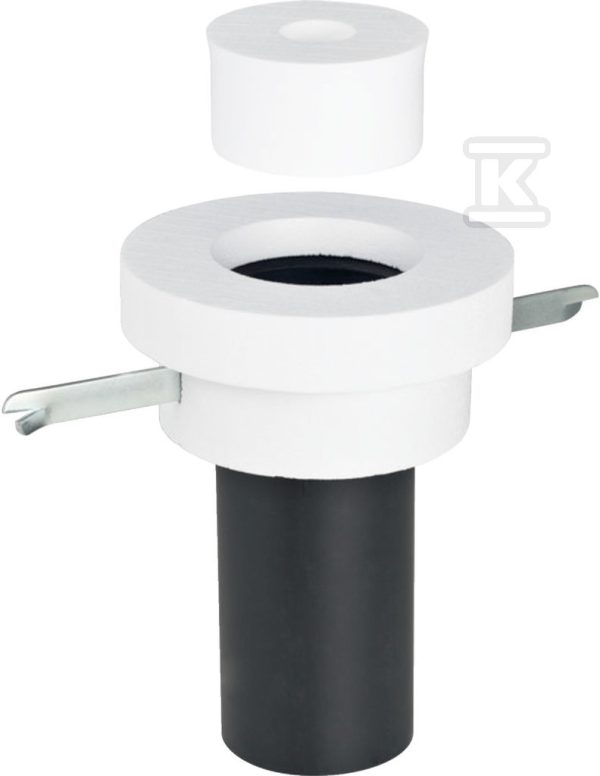 Przyłącze dachowe DN90X90mm pionowe, z izolacją przeciwroszeniową i prostym króćcem z kielichem 308.969.00.1