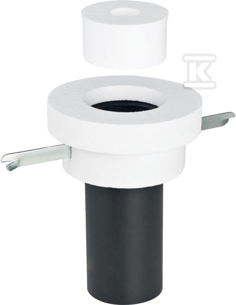 Przyłącze dachowe DN90X90mm pionowe, z izolacją przeciwroszeniową i prostym króćcem z kielichem 308.969.00.1 - obrazek 1