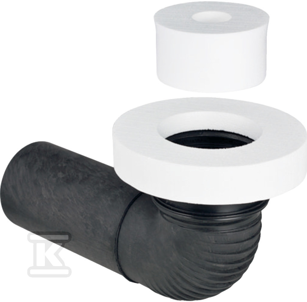 Przyłącze dachowe DN90X90mm poziome, z izolacją przeciwroszeniową i prostym króćcem z kielichem 308.970.00.1 - obrazek 1