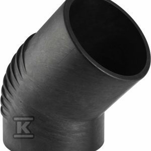 Kolano PE Silent-db20 HT 110/45 krótkie sanitarne, do kanalizacji wewnętrznej niskoszumowej, kolor czarny 310.450.14.1 Kolano PE Silent-db20 HT 110/45 krótkie sanitarne, do kanalizacji wewnętrznej niskoszumowej, kolor czarny 310.450.14.1
