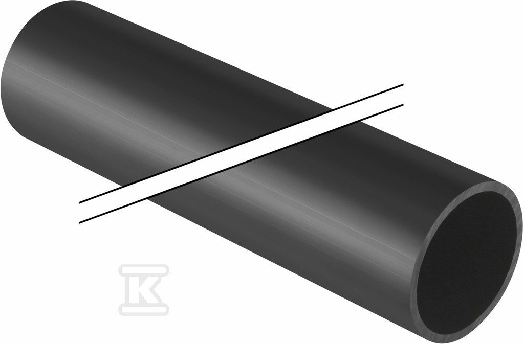 Rura PE Silent-db20 HT 135x3000 bezkielichowa, sanitarna, do kanalizacji niskoszumowej, kolor czarny /3m/ 312.000.14.1 - obrazek 1