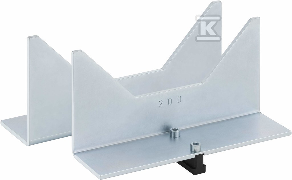 Podpora do rur 200mm, 1kpl=2elementy, do zgrzewarek UNIVERSAL (kanalizacja HDPE) 357.449.00.1 - obrazek 1