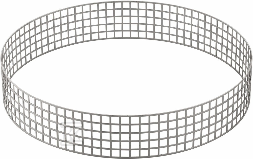 Pierścień ochronny fi27cm do wpustu dachowego DN56, do zabezpieczenia przed żwirem frakcji 8–16mm, stal nierdzewna (Pluvia) 359.124.00.1 - obrazek 1