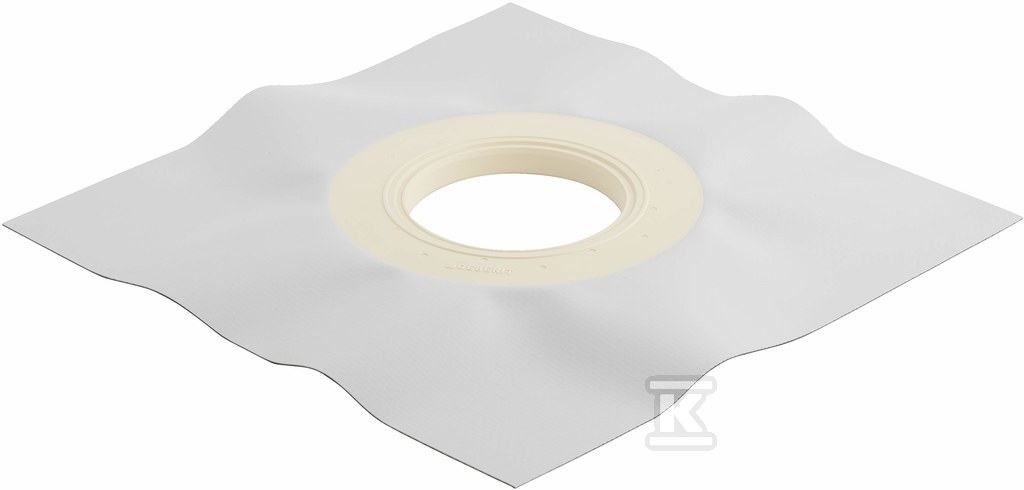 Kołnierz przyłączeniowy do wpustów dachowych PVC-Sikaplan (Sika), wym.50x50cm, do przyłączania do folii dachowych (Pluvia) 359.579.00.1 - obrazek 1
