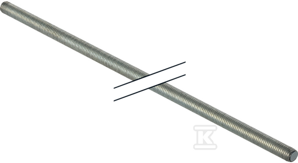 Pręt gwintowany M10 L=200cm, stalowy ocynkowany (kanalizacja HDPE) 362.834.26.1 - obrazek 1