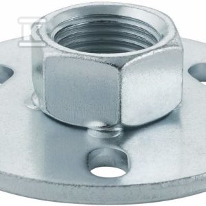 Płytka montażowa z mufą gwintowaną GW1/2″, gwint wewnętrzny, okrągła o średnicy 7cm, 3 otwory, stalowa ocynkowana (kanalizacja HDPE) 362.839.26.1 Płytka montażowa z mufą gwintowaną GW1/2″, gwint wewnętrzny, okrągła o średnicy 7cm, 3 otwory, stalowa ocynkowana (kanalizacja HDPE) 362.839.26.1