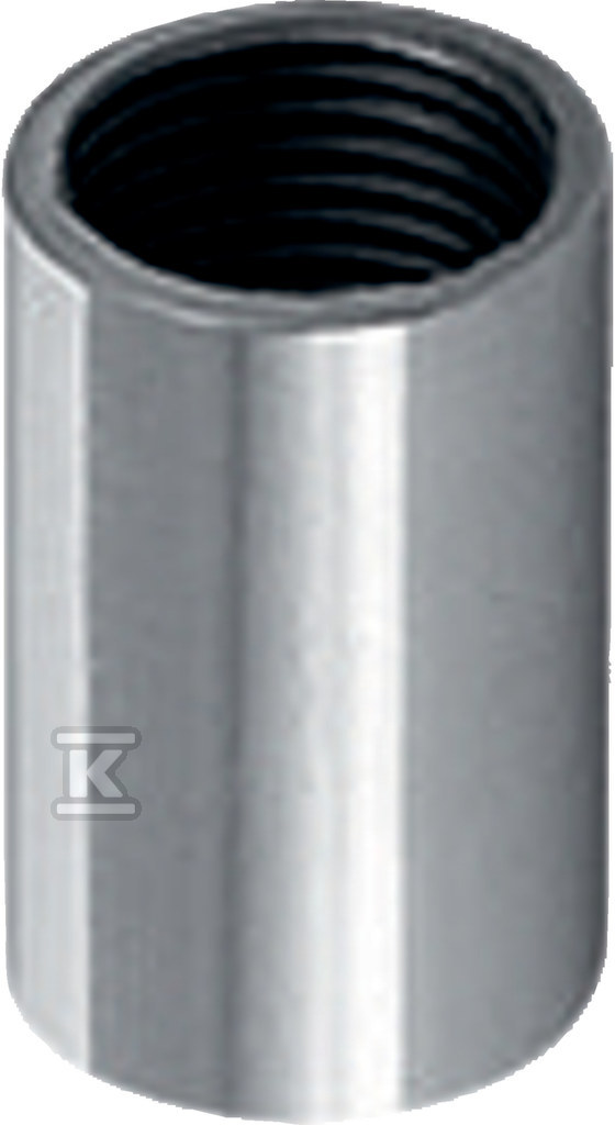 Mufa (tuleja) gwintowana GW1/2", gwint wewnętrzny, ocynkowana, do łączenia prętów i rur gwintowanych (kanalizacja HDPE) 362.844.26.1 - obrazek 1