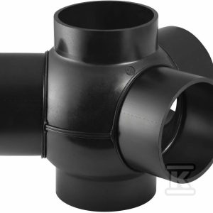 Złączka wielorozgałęźna (5-rozgałęźna) PEHD 88.5st./podejście co 135st. 63x63x63x63, kolor czarny (kanalizacja HDPE) 364.600.16.1 Złączka wielorozgałęźna (5-rozgałęźna) PEHD 88.5st./podejście co 135st. 63x63x63x63, kolor czarny (kanalizacja HDPE) 364.600.16.1