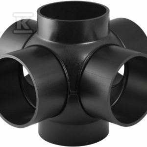 Złączka wielorozgałęźna (6-rozgałęźna) PEHD 88.5st./podejście co 90st. 63x63x63x63x63, kolor czarny (kanalizacja HDPE) 364.610.16.1 Złączka wielorozgałęźna (6-rozgałęźna) PEHD 88.5st./podejście co 90st. 63x63x63x63x63, kolor czarny (kanalizacja HDPE) 364.610.16.1