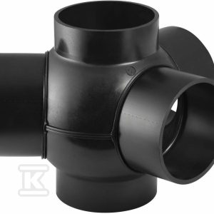 Złączka wielorozgałęźna (5-rozgałęźna) PEHD 88.5st./podejście co 135st. 75x75x75x75, kolor czarny (kanalizacja HDPE) 365.600.16.1 Złączka wielorozgałęźna (5-rozgałęźna) PEHD 88.5st./podejście co 135st. 75x75x75x75, kolor czarny (kanalizacja HDPE) 365.600.16.1