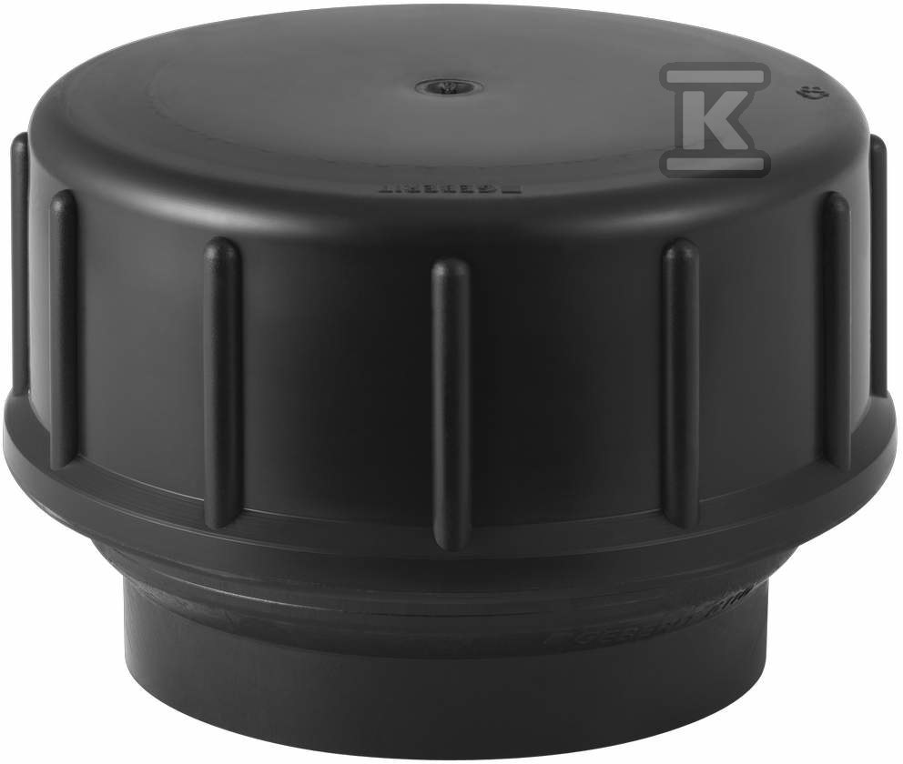 Złączka PEHD gwintowana z zaślepką 75, kolor czarny (kanalizacja HDPE) 365.750.16.1 - obrazek 1