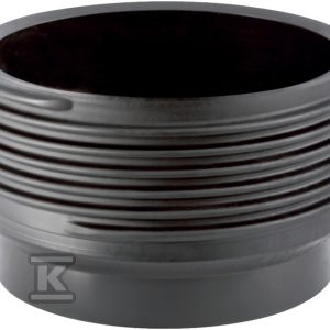 Złączka PEHD 75xGZ1/6″ gwint zewnętrzny, kolor czarny (kanalizacja HDPE) 365.784.16.1