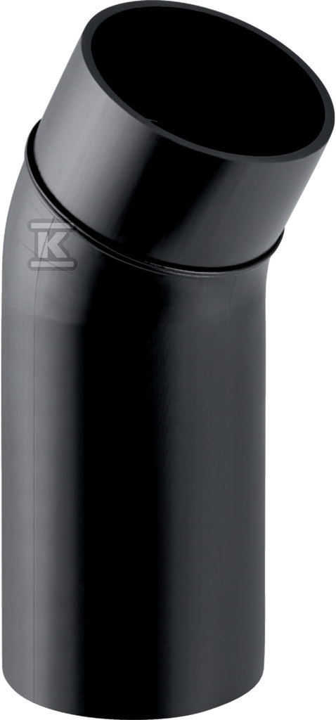 Kolano PEHD 110/30 o wydłużonym końcu, kolor czarny (kanalizacja HDPE) 367.030.16.1