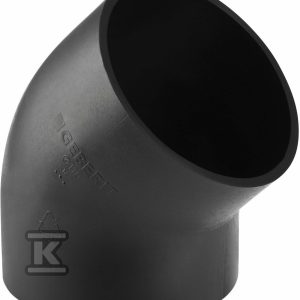 Kolano PEHD 110/45, kolor czarny (kanalizacja HDPE) 367.045.16.1 Kolano PEHD 110/45, kolor czarny (kanalizacja HDPE) 367.045.16.1