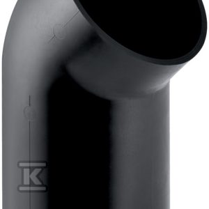 Kolano PEHD 110/45 o wydłużonym końcu, kolor czarny (kanalizacja HDPE) 367.046.16.1 Kolano PEHD 110/45 o wydłużonym końcu, kolor czarny (kanalizacja HDPE) 367.046.16.1