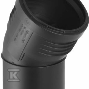 Kolano Silent-PP HT 40/30 sanitarne, do kanalizacji wewnętrznej niskoszumowej, kolor czarny 390.121.14.1 Kolano Silent-PP HT 40/30 sanitarne, do kanalizacji wewnętrznej niskoszumowej, kolor czarny 390.121.14.1