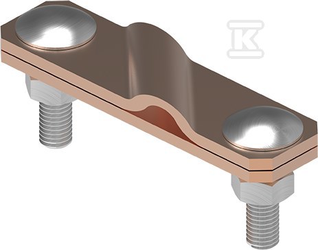 Złącze krzyżowe skośne 2-elementowe drut/bed CU 11601403 - obrazek 1