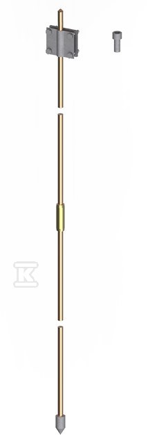Uziom kompletny 3/4" 100um, 3-metrowy (3x1m) MI 14153004 - obrazek 1