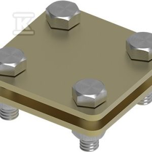 Złącze uniwersalne 2-elementowe 60×60 BED/BED MS 21400110 Złącze uniwersalne 2-elementowe 60×60 BED/BED MS 21400110