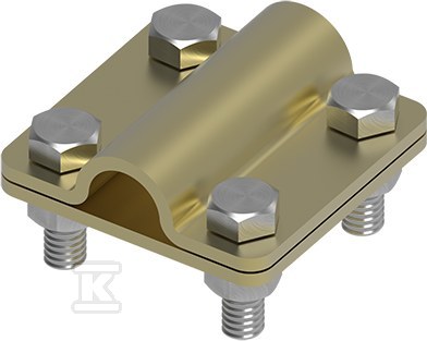 Złącze uniwersalne 2-elementowe 60x60 BED/PRĘT16 MS 21400310 - obrazek 1