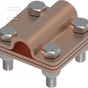 Złącze uniwersalne 3-elementowe 60×60 bed/pręt16 CU 21401303