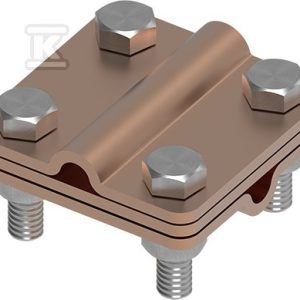 Złącze uniwersalne 3-elementowe 60×60 DR8/DR8 CU 21401403