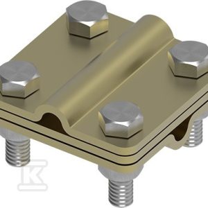 Złącze uniwersalne 3-elementowe 60×60 DR8/DR8 MS 21401410