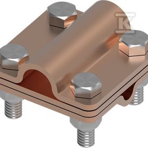 Złącze uniwersalne 3-elementowe 60×60 DR8/pręt16 CU 21401603