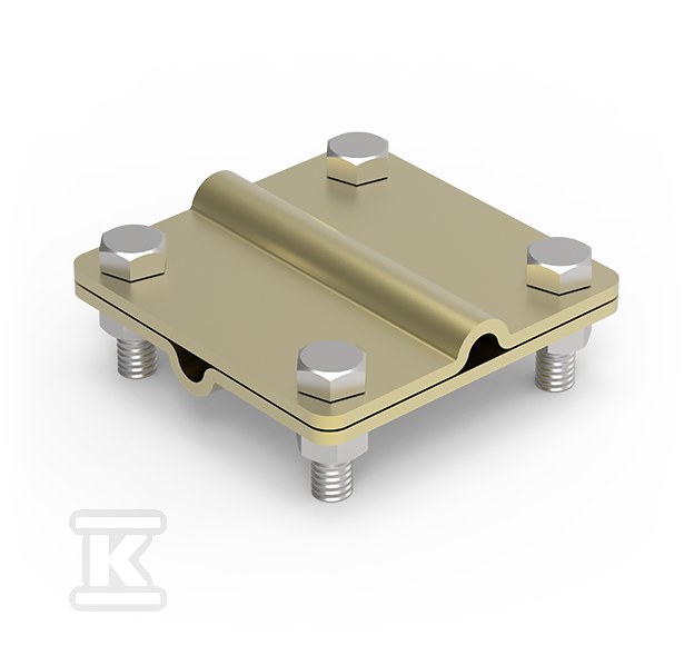 Złącze uniwersalne 2-elementowe 80x80 DR8/DR8 MS 21500410 - obrazek 1