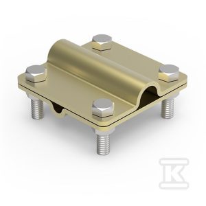 Złącze uniwersalne 2-elementowe 80×80 DR8/PRĘT16 MS 21500610