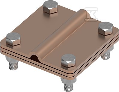 Złącze uniwersalne 3-elementowe 80x80 bed/DR8 CU 21501203 - obrazek 1