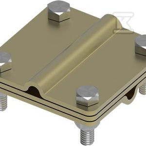 Złącze uniwersalne 3-elementowe 80×80 DR8/DR8 MS 21501410