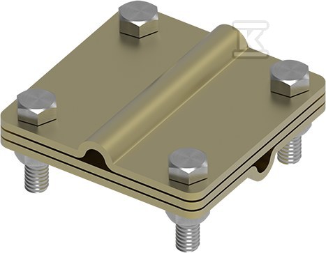 Złącze uniwersalne 3-elementowe 80x80 DR8/DR8 MS 21501410 - obrazek 1
