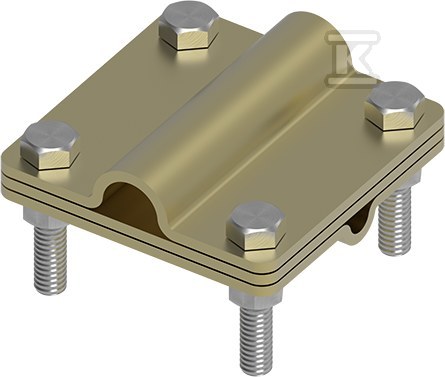 Złącze uniwersalne 3-elementowe 80x80 DR8/PRĘT16 MS 21501610 - obrazek 1