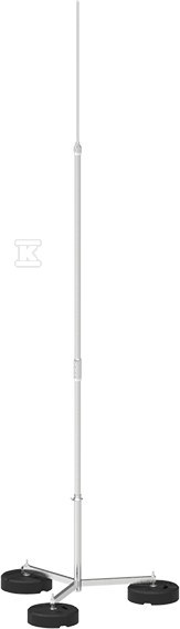 Aluminiowy maszt odgromowy na trójnogu 3-M 1P CZ 65013009 - obrazek 1