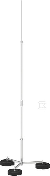 Aluminiowy maszt odgromowy na trójnogu 3,5-M 1P CZ 65013509 - obrazek 1