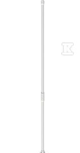 Aluminiowy maszt odgromowy na trójnogu 5-M 2P CZ 65025009