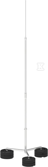 Aluminiowy maszt odgromowy na trójnogu 5-M 2P CZ 65025009 - obrazek 1