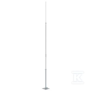 Aluminiowy maszt odgromowy z podstawą metalową 4-M 65604009