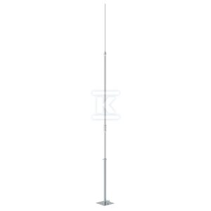Aluminiowy maszt odgromowy z podstawą metalową 5,5-M 65605509 Aluminiowy maszt odgromowy z podstawą metalową 5,5-M 65605509