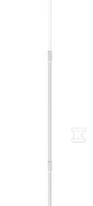 Aluminiowy maszt odgromowy WVM na trójnogu 3-M 1P CZ 65713009 Aluminiowy maszt odgromowy WVM na trójnogu 3-M 1P CZ 65713009