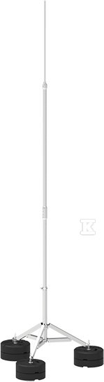 Aluminiowy maszt odgromowy na trójnogu SK 4-M 2P CZ 67024009 - obrazek 1