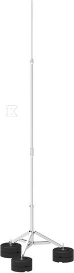 Aluminiowy maszt odgromowy na trójnogu SK 6,5-M 2P CZ 67026509 - obrazek 1